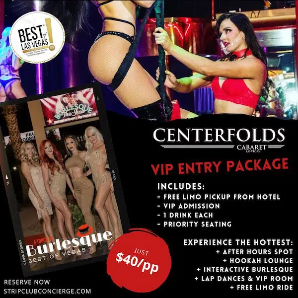 Centerfolds Burlesque Show Las Vegas