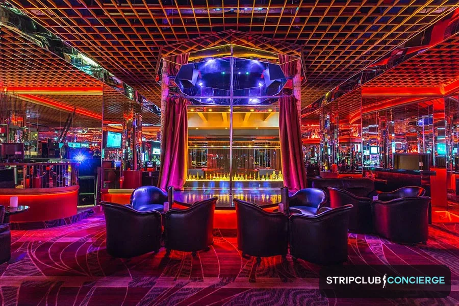 The floor at Crazy Horse 3, open around the clock.