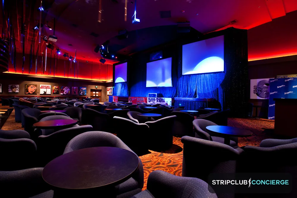 The two-drink deal folds your bar minimum, ride, and entry into one flat price. Sapphire is the largest club in the world.